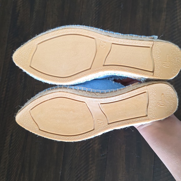 NEW Castaner 1927 Rocio Mule Azulon Blue Espadrille Tassel Slip-On Shoes - Picture 8 of 11